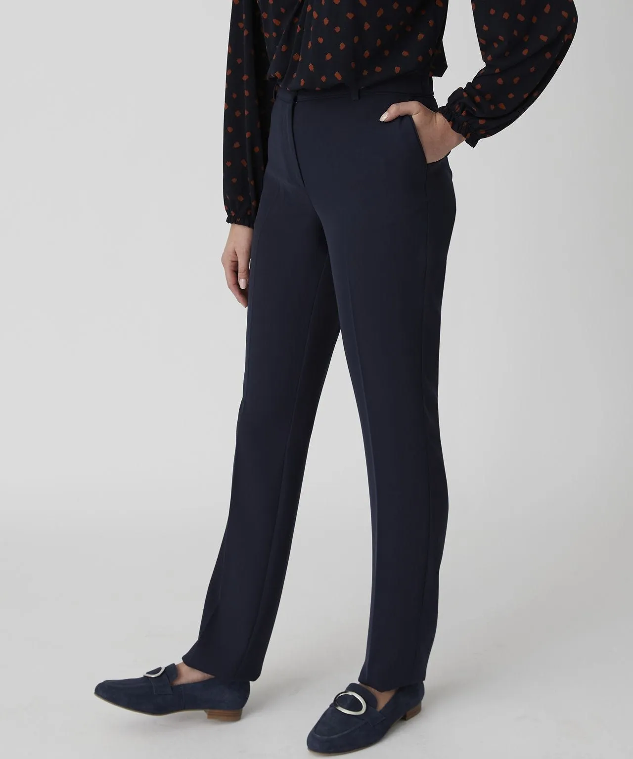 Easy Care Straight Leg Trousers