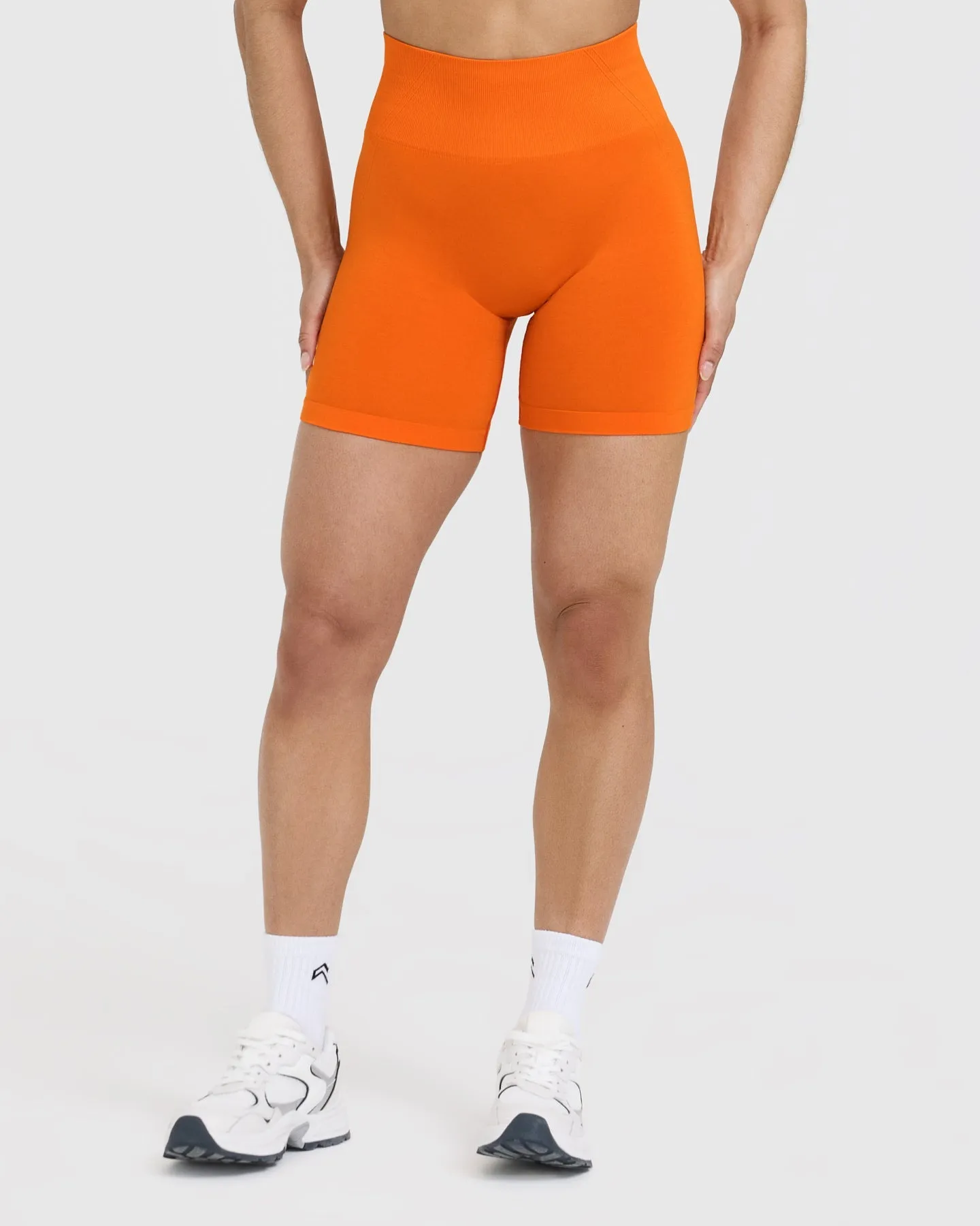 Orange Flame Seamless Shorts Effortless