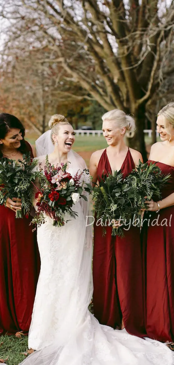 Elegant Satin Bridesmaid Dresses - DB10626