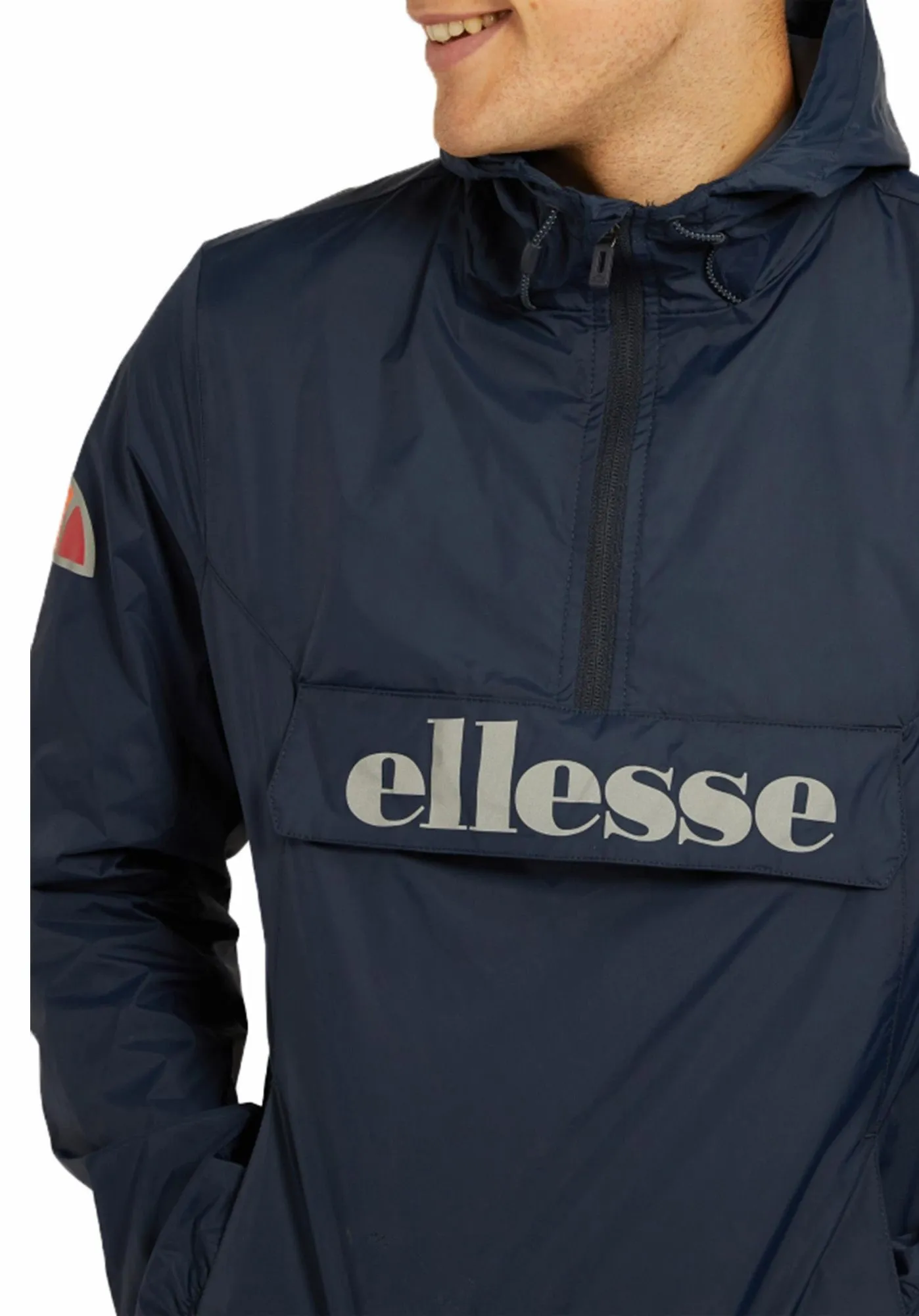 Navy Hooded Cagoule Jacket for Men by Ellesse