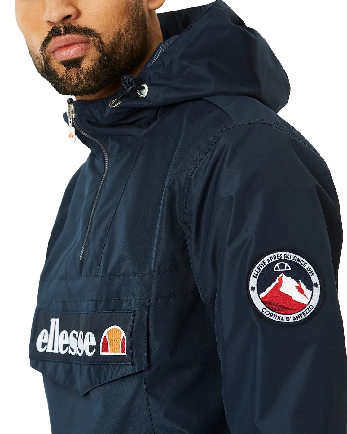 Ellesse Mont Overhead Anorak Jacket Navy