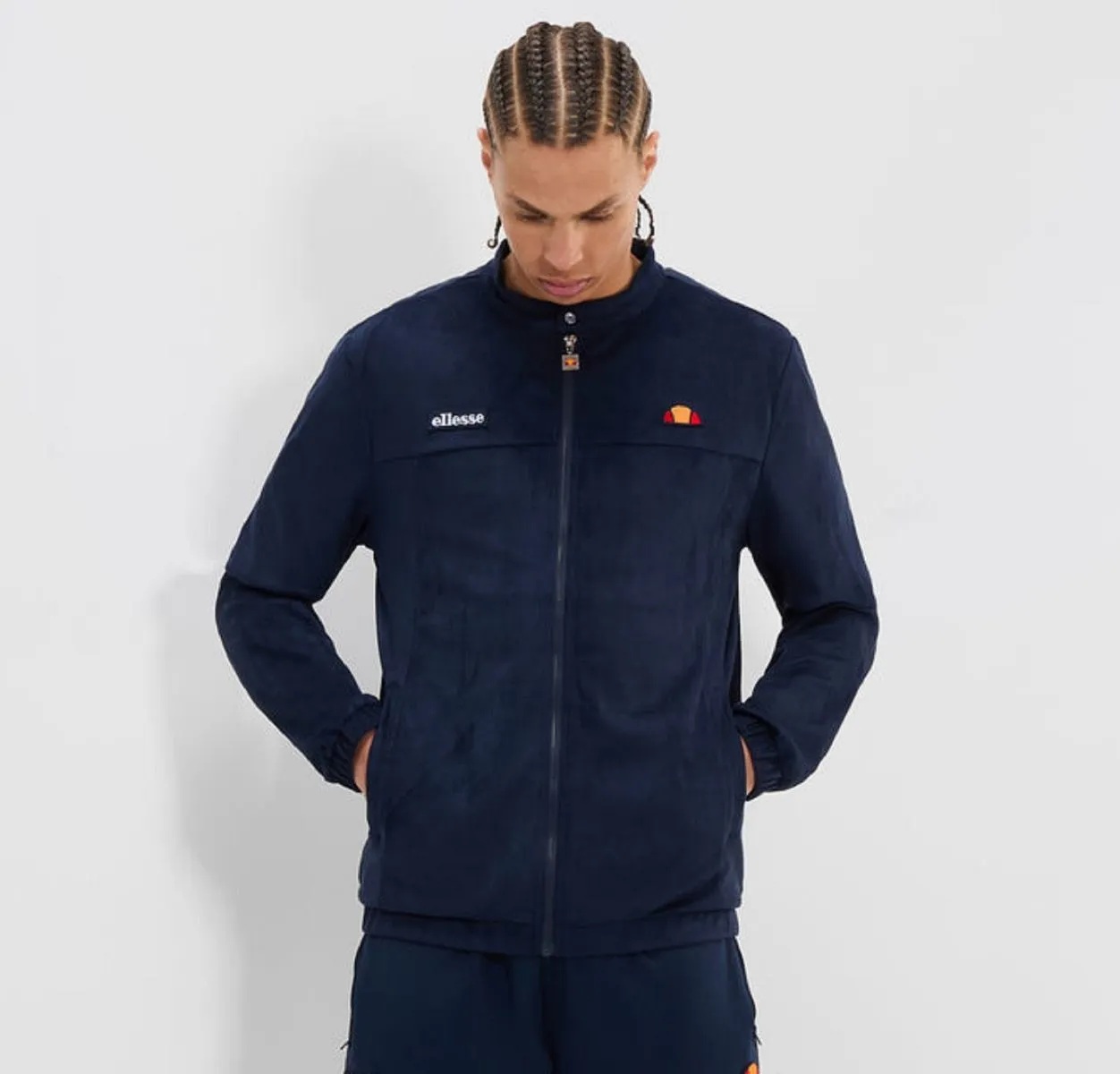 Navy Ellesse Perugia Track Jacket