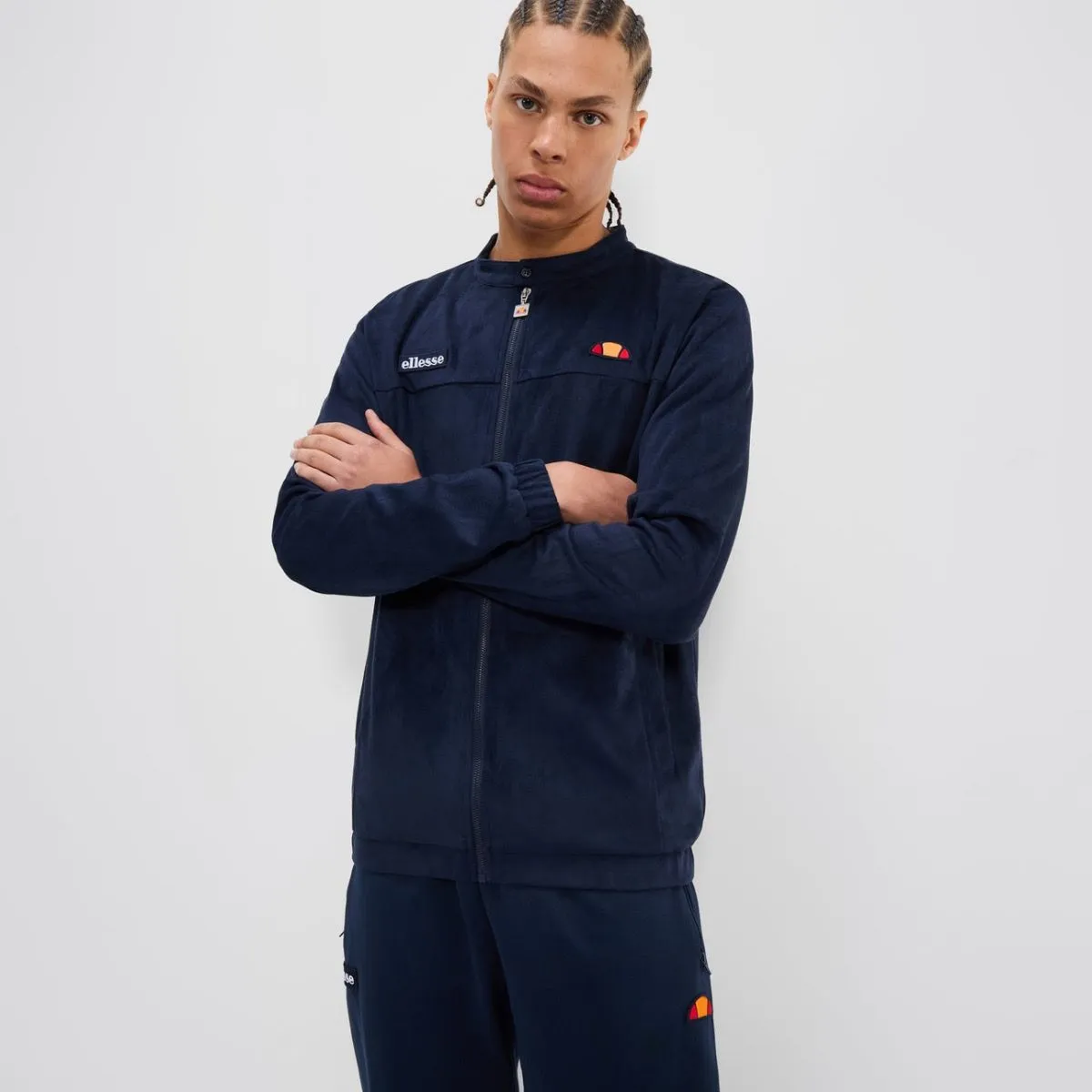 Navy Ellesse Perugia Track Jacket