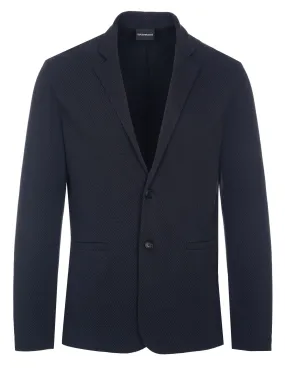 Dark Blue Emporio Armani Suit Jacket.