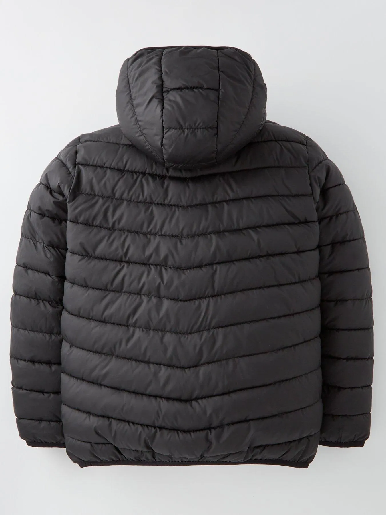 Boys Black Padded Coat - Daily Wear