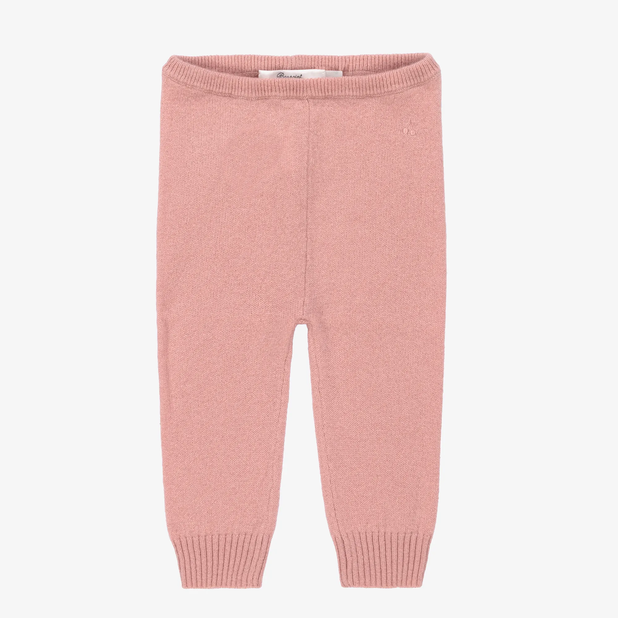 Fashionable Pink Knit Leggings