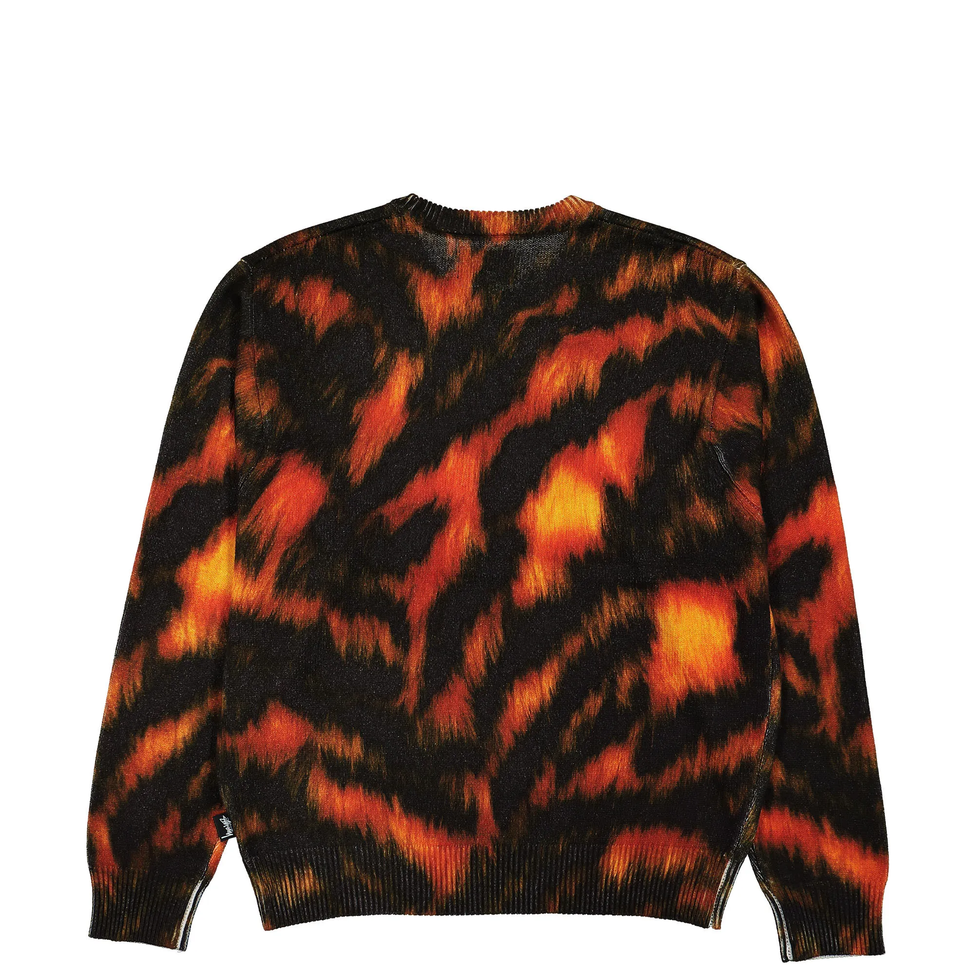 Faux Fur Sweater with Print