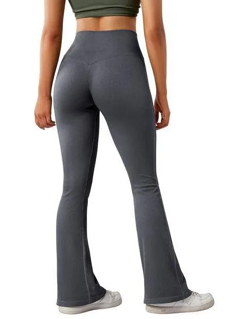 Flared Ribbed Leggings