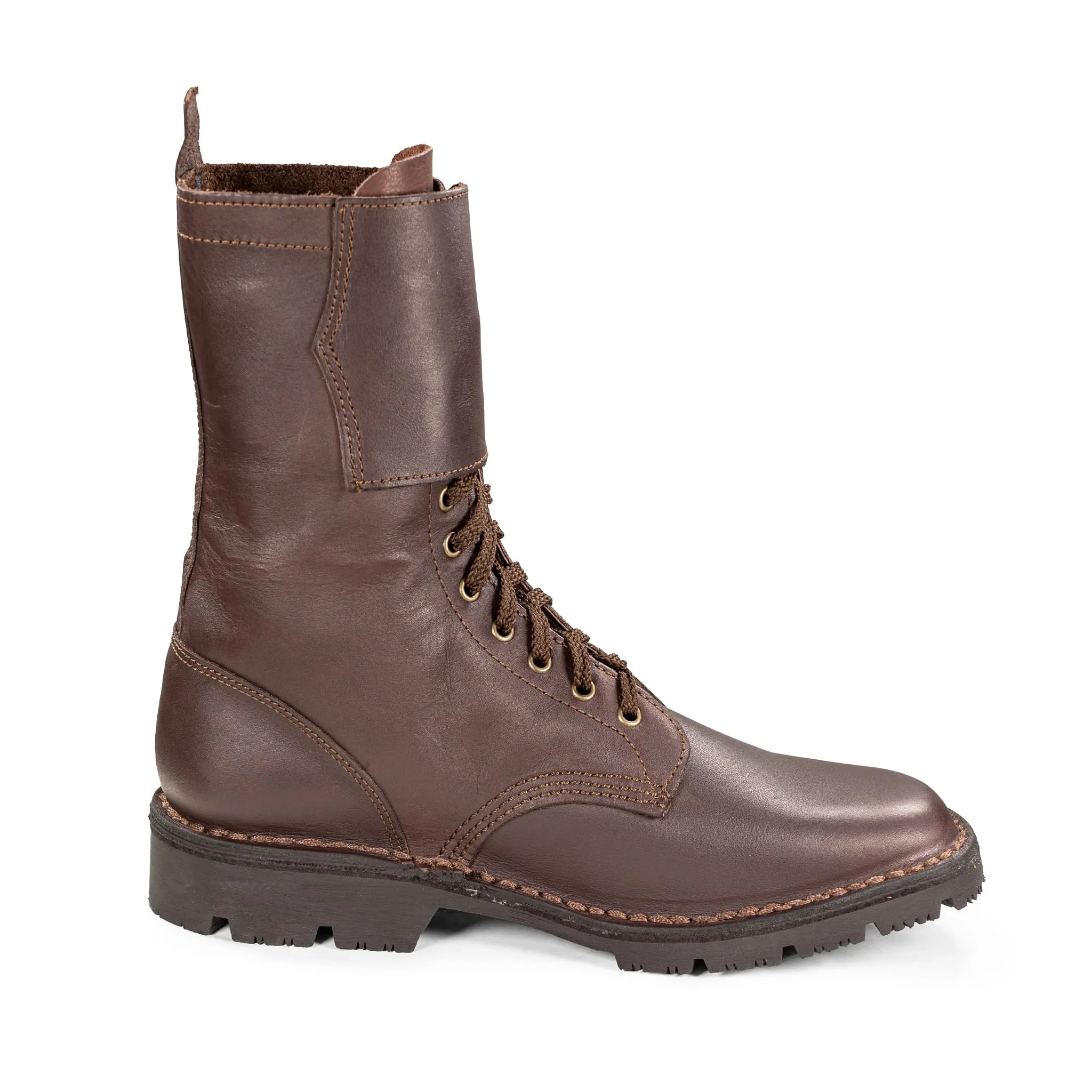 Dark Brown Full Combat Waxi Boot