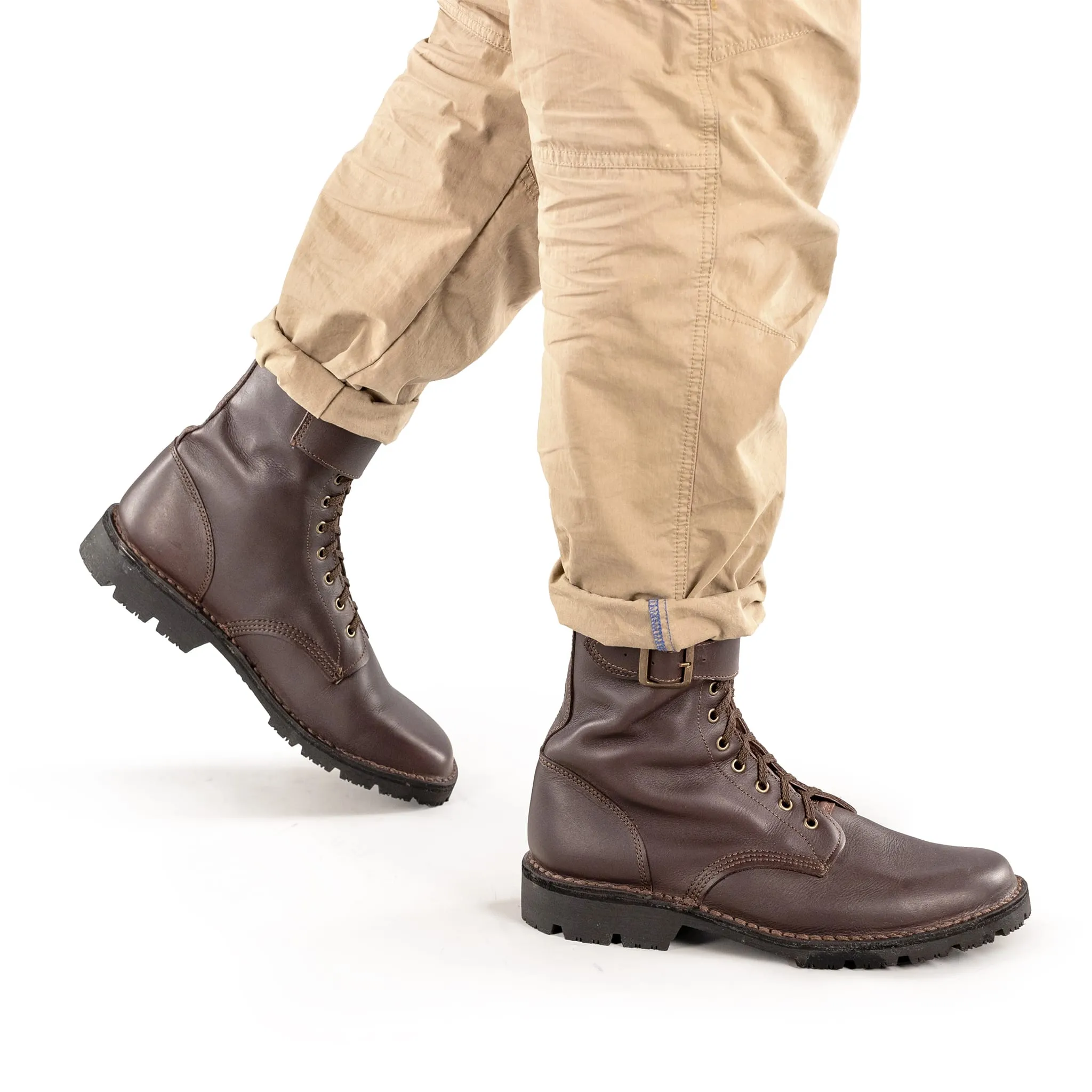 Dark Brown Full Combat Waxi Boot