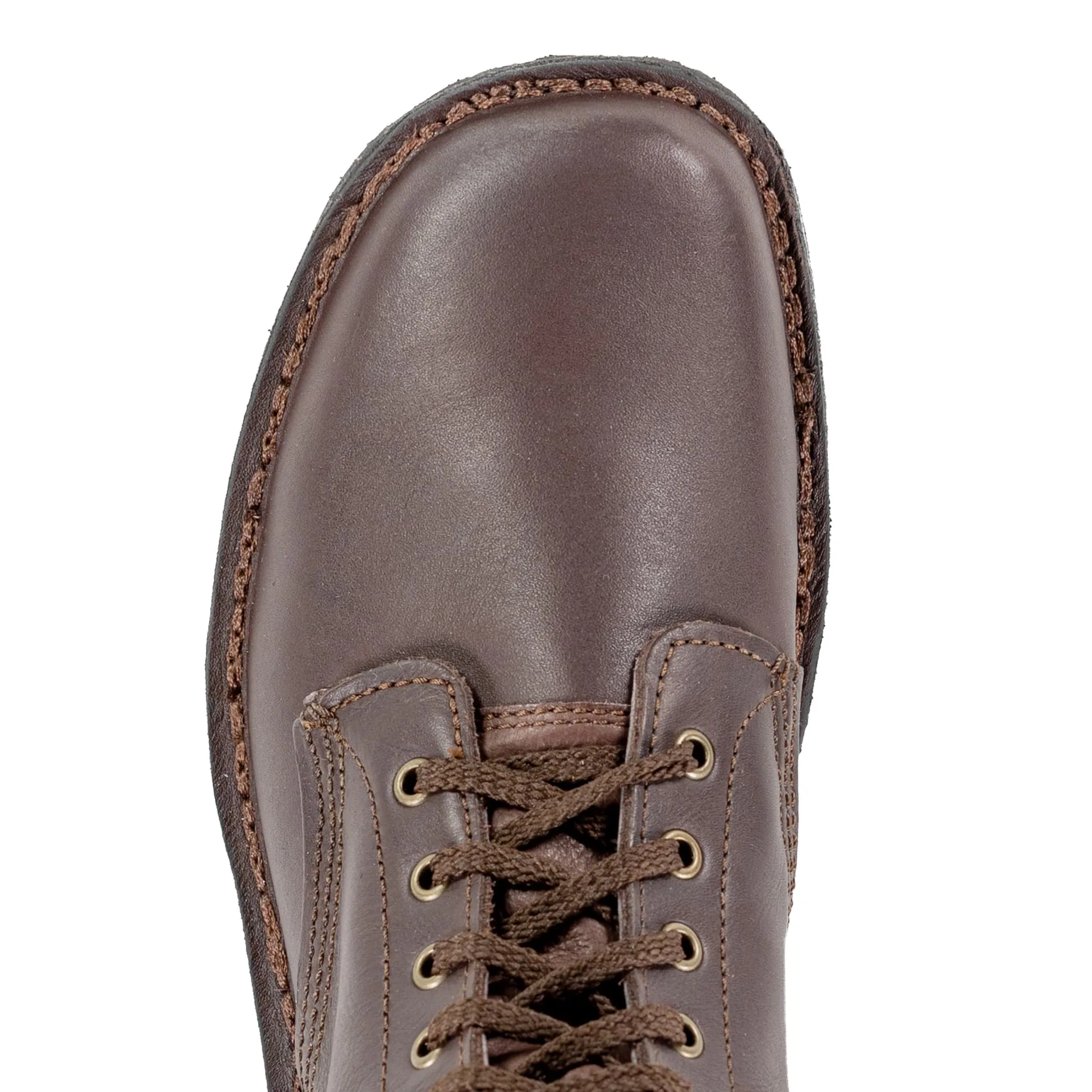 Dark Brown Full Combat Waxi Boot