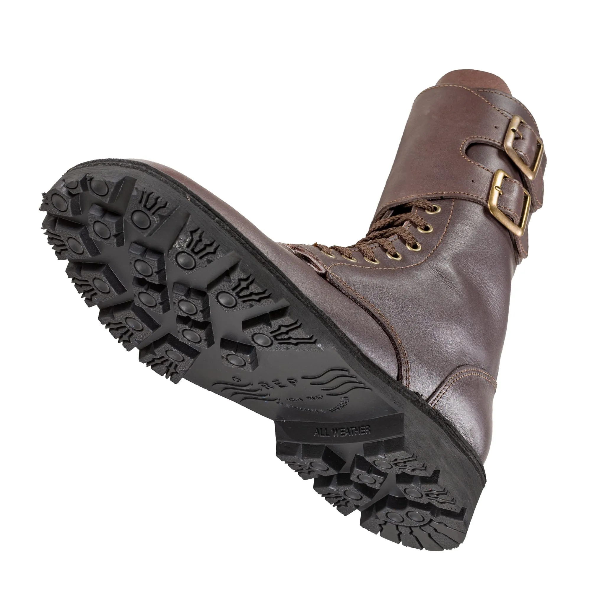 Dark Brown Full Combat Waxi Boot