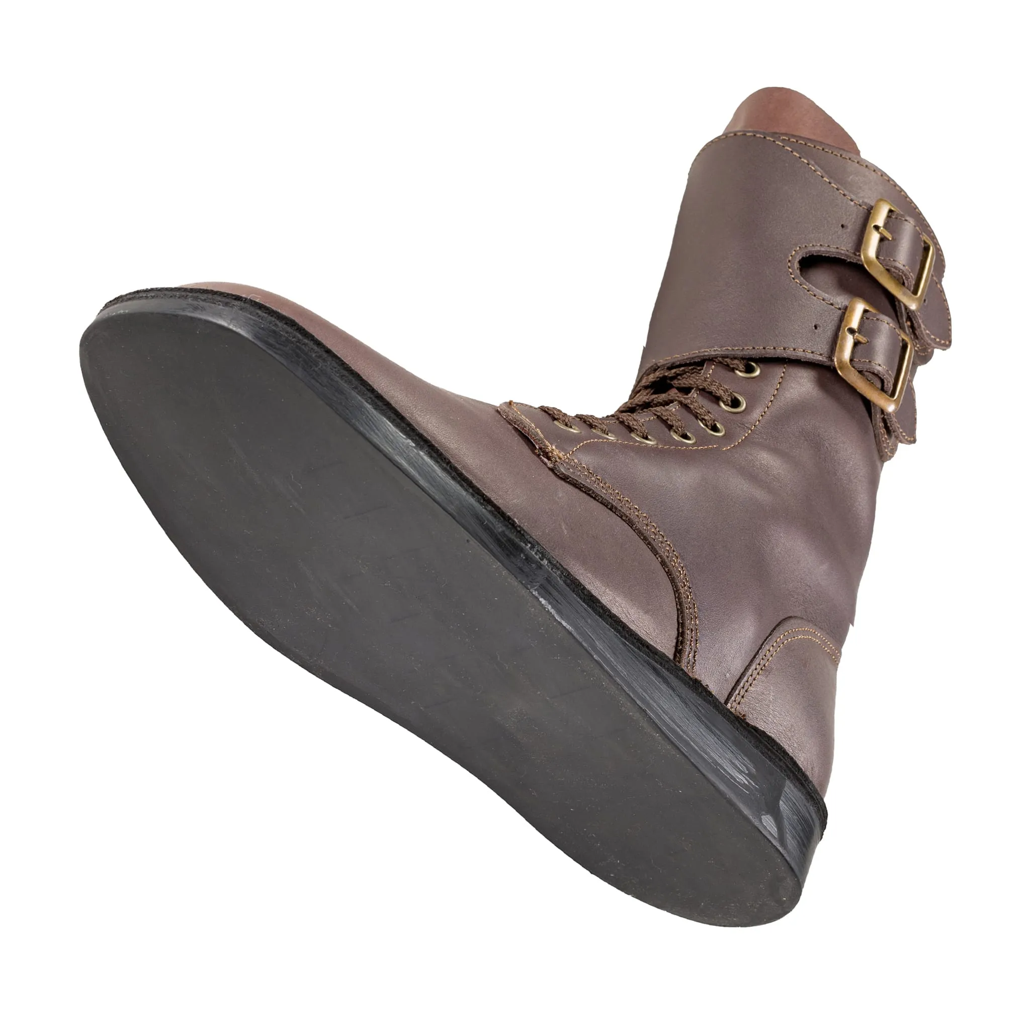 Dark Brown Full Combat Waxi Boot