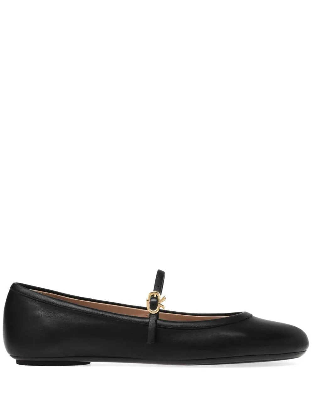 Black Flat Shoes by Gianvito Rossi