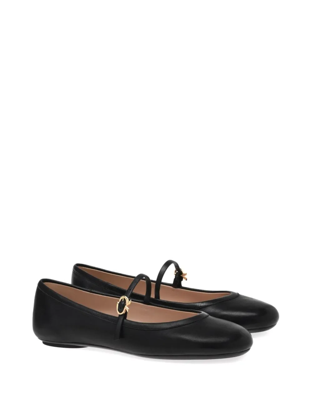 Black Flat Shoes by Gianvito Rossi