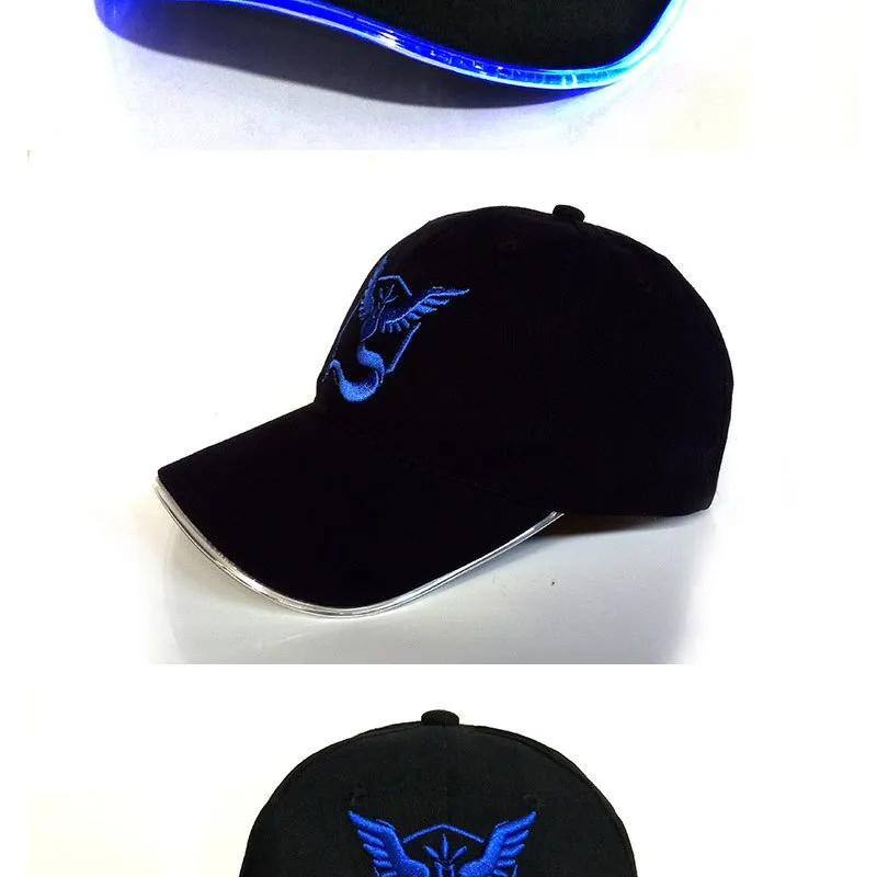 Glow-In-The-Dark LED Baseball Cap