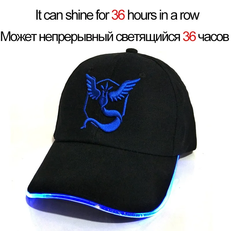 Glow-In-The-Dark LED Baseball Cap