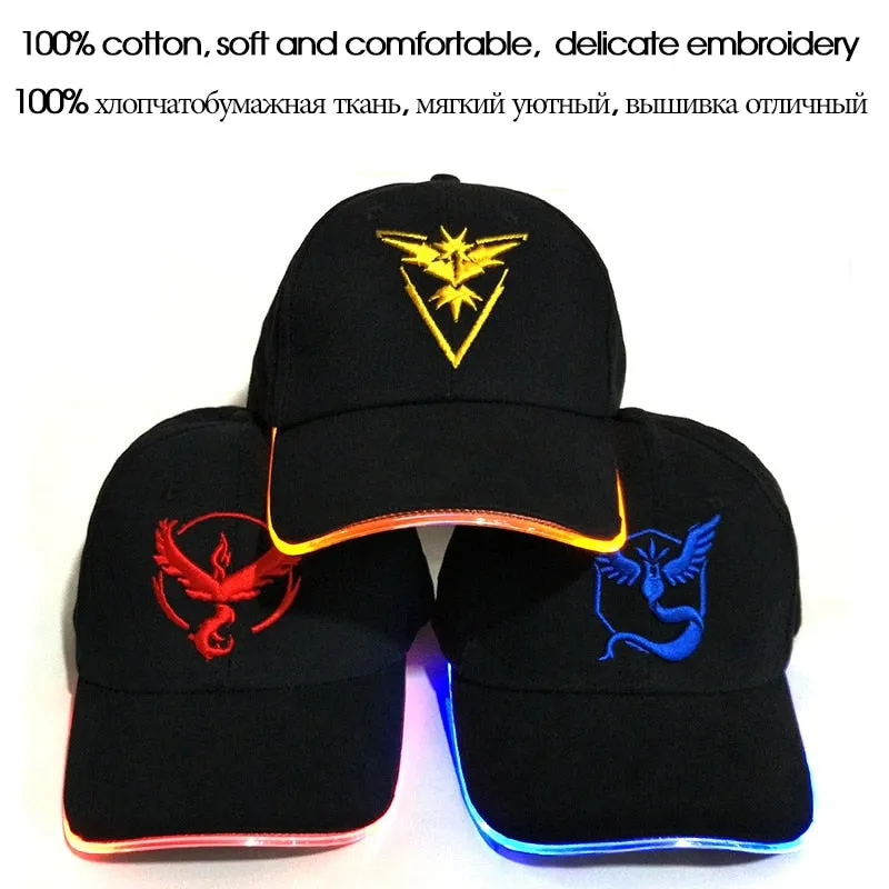 Glow-In-The-Dark LED Baseball Cap