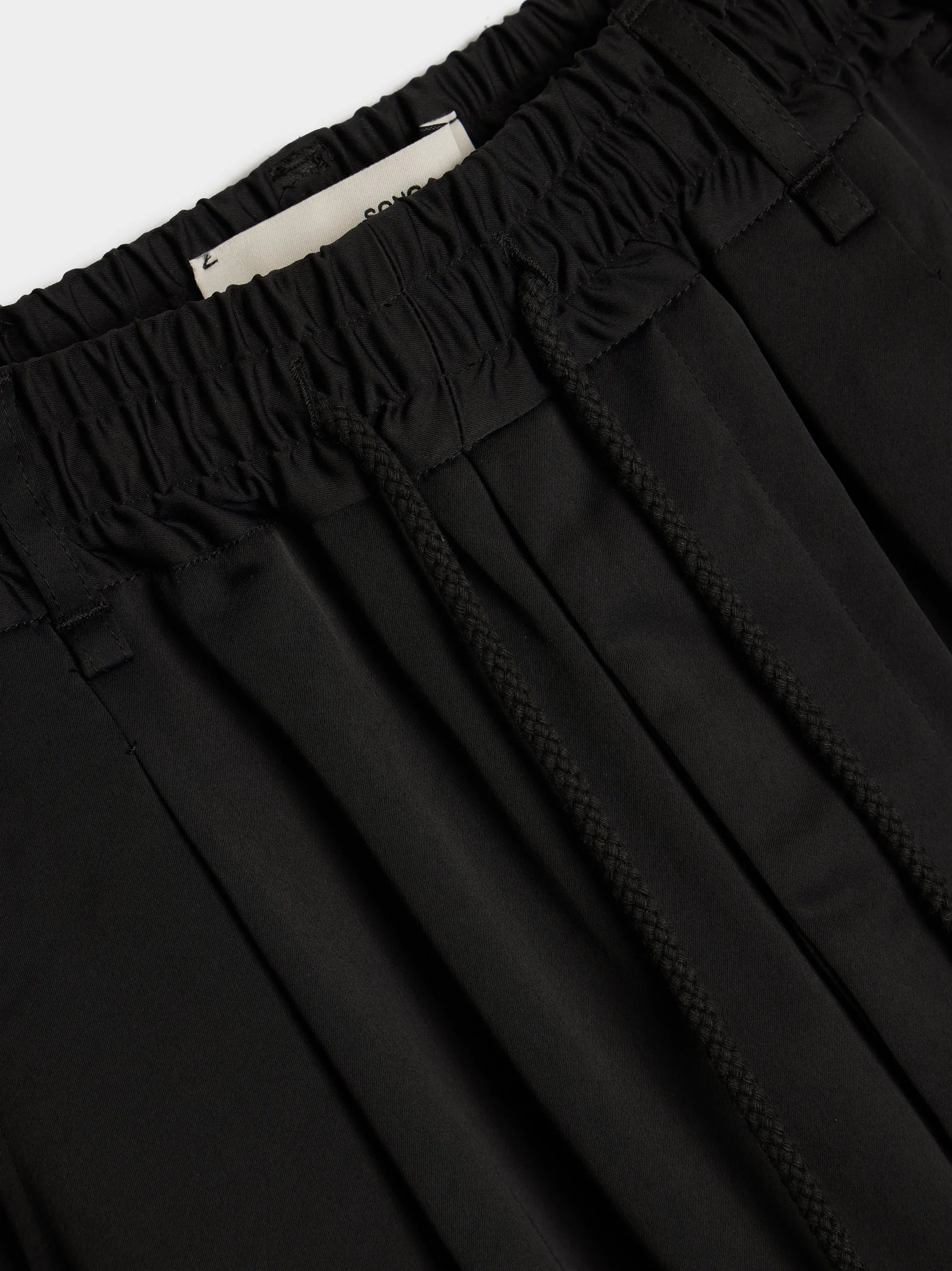 Golay Black Satin Sport Pant