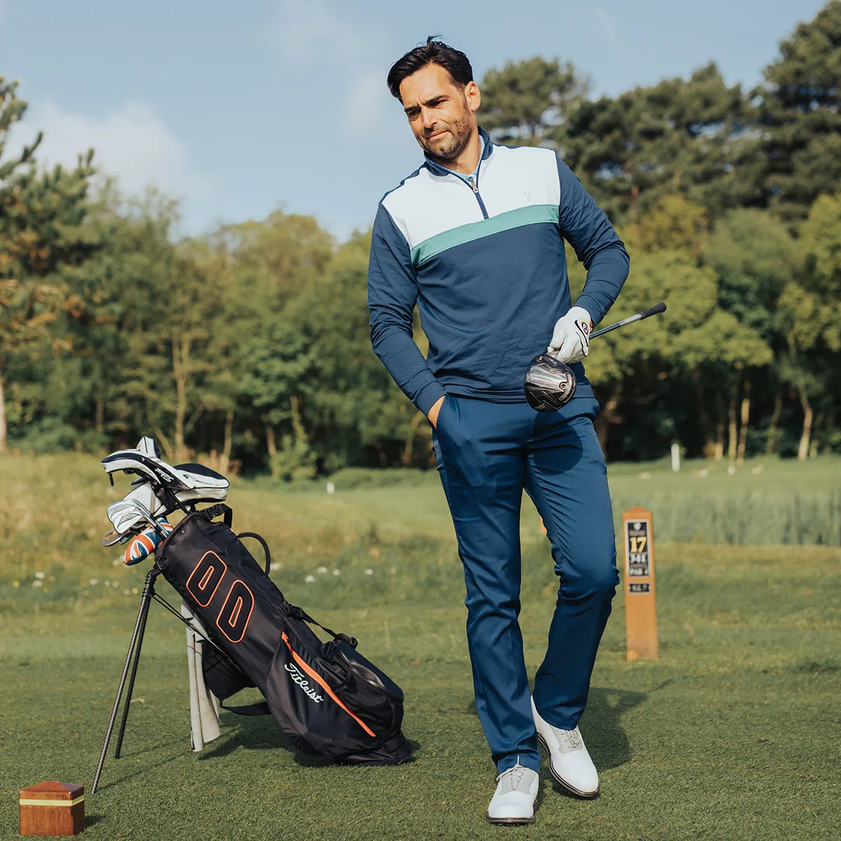 GOLFINO Men's Golf Tech Midlayer