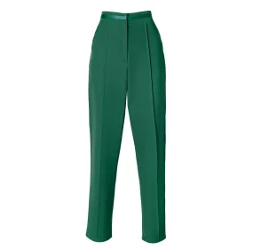 Green EMPOWER SATIN TROUSERS