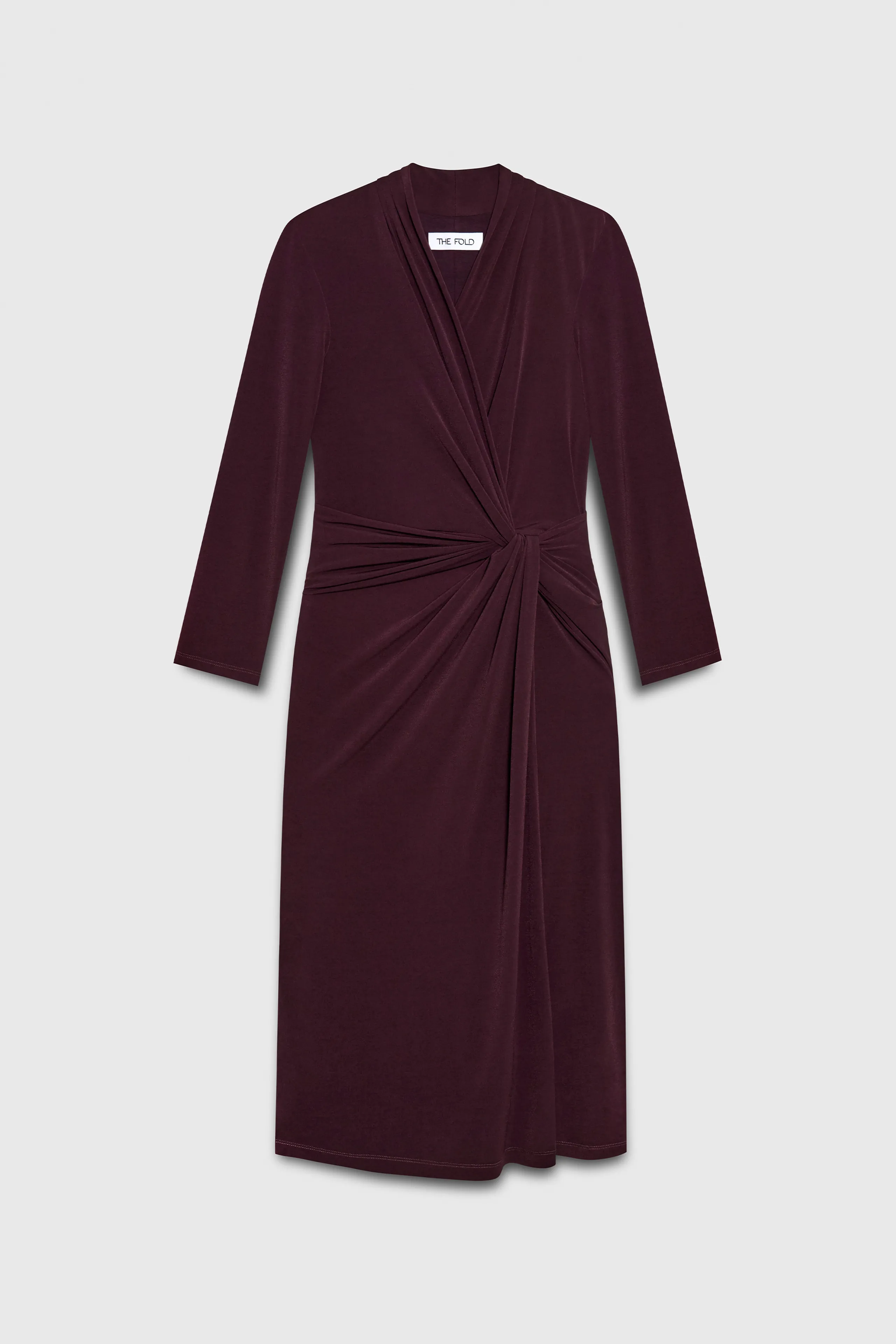 Plum Jersey Greenwich Dress