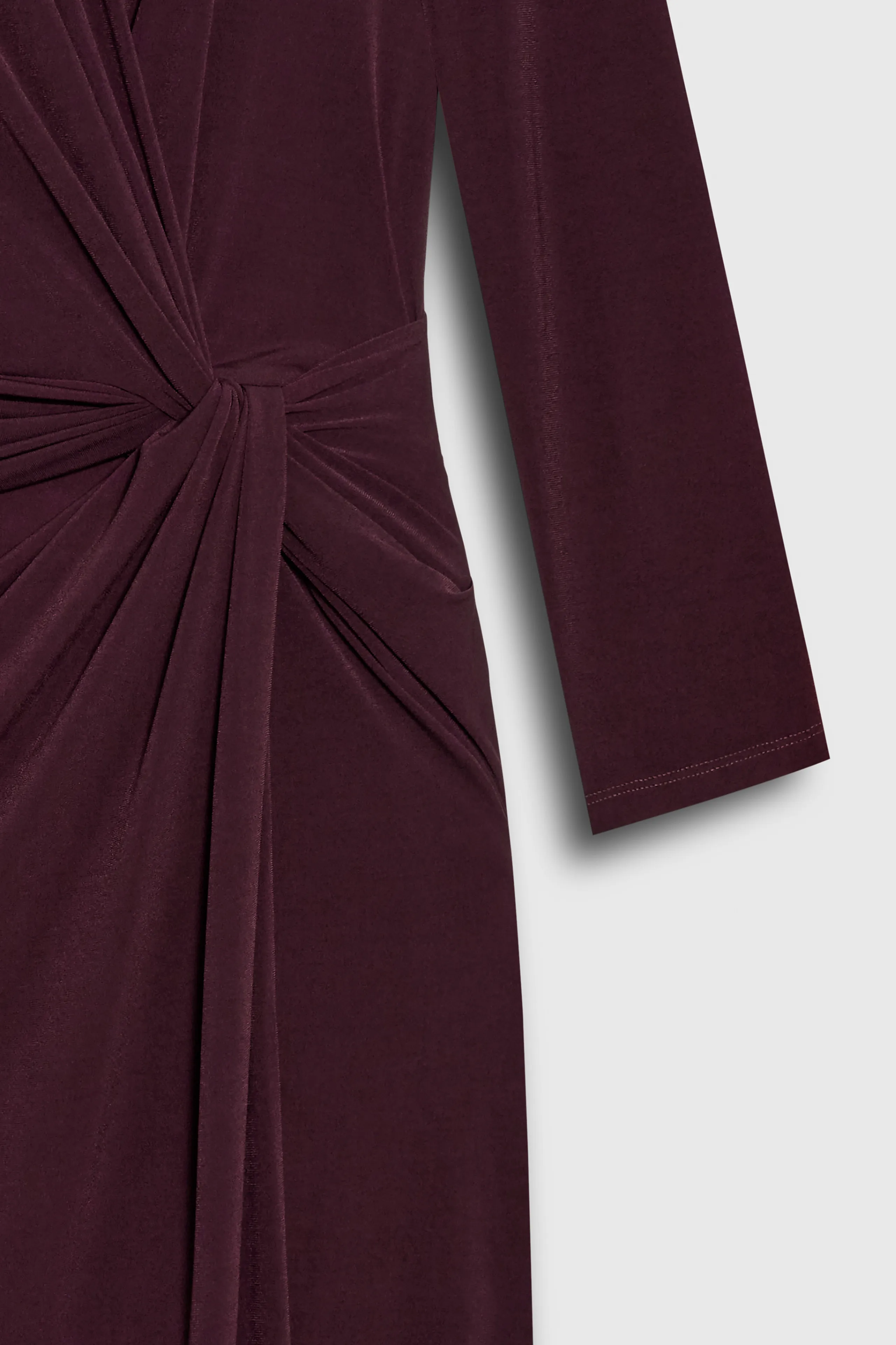 Plum Jersey Greenwich Dress