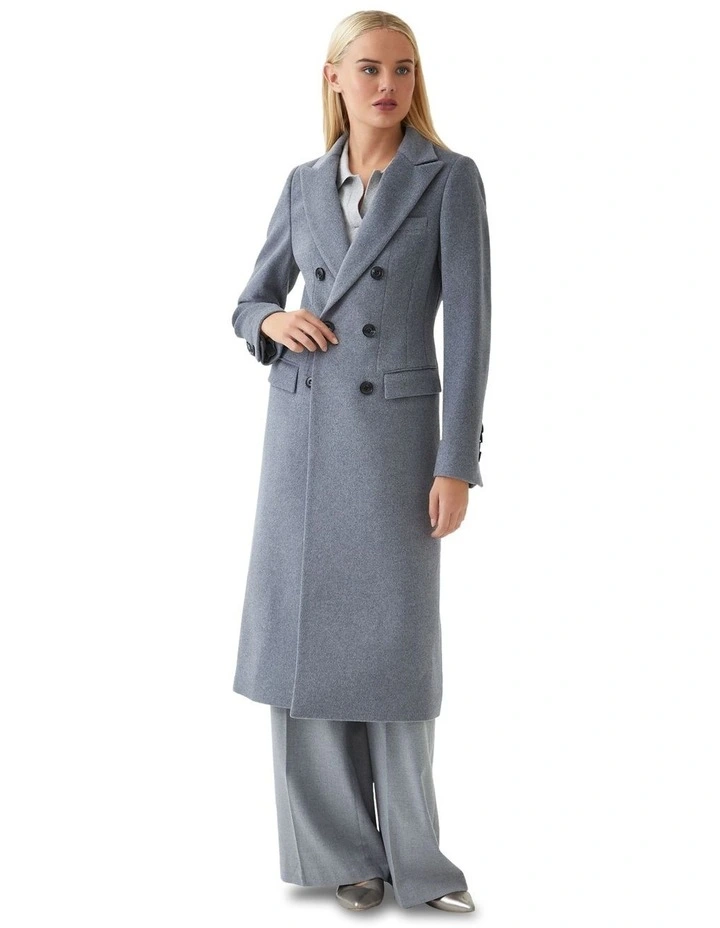 Grey Lily Wool Coat - Shop Now