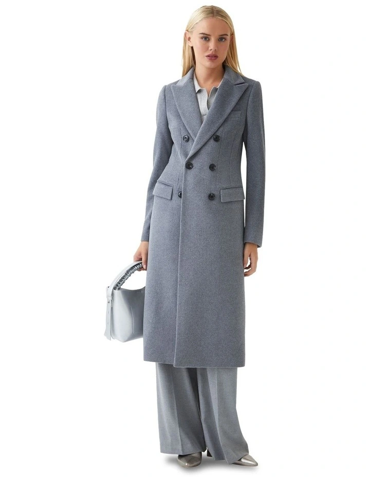 Grey Lily Wool Coat - Shop Now