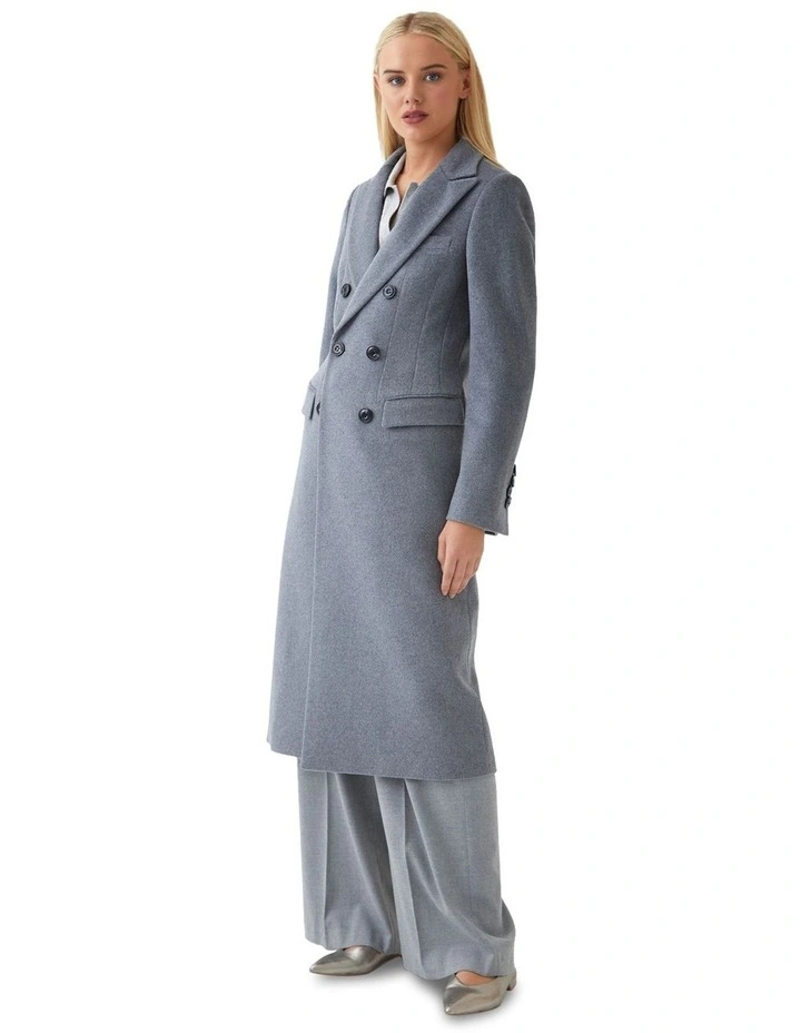 Grey Lily Wool Coat - Shop Now