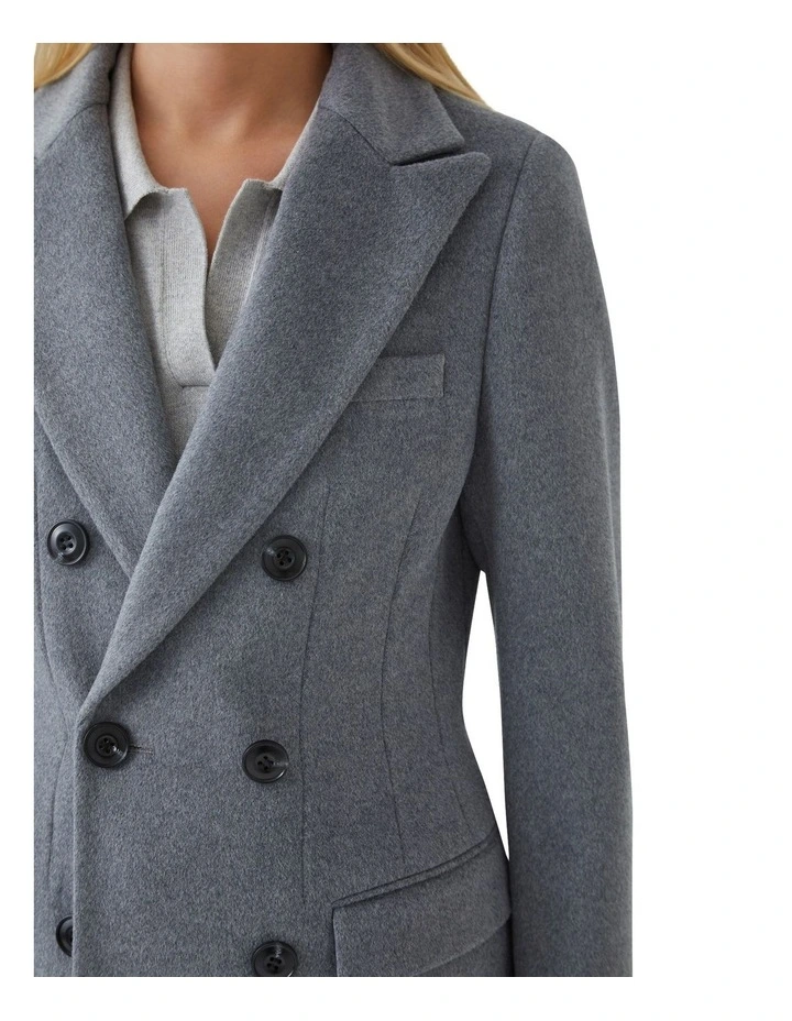 Grey Lily Wool Coat - Shop Now