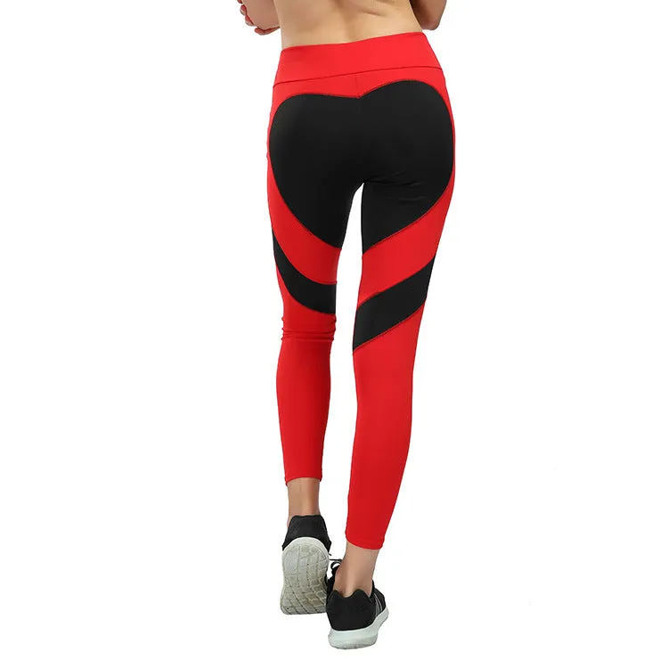 Heart Stitch Yoga Leggings Love Butt