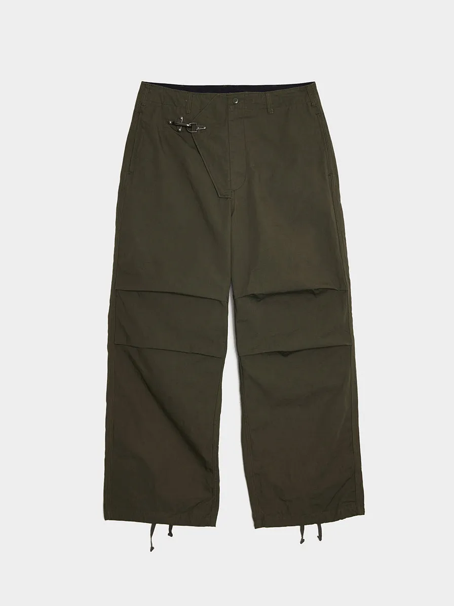 Heavyweight Olive Cotton Ripstop Duffle Pant