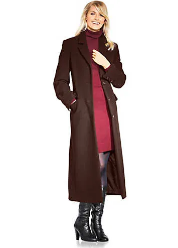 Heine Longline Wool Blend Coat Grattan
