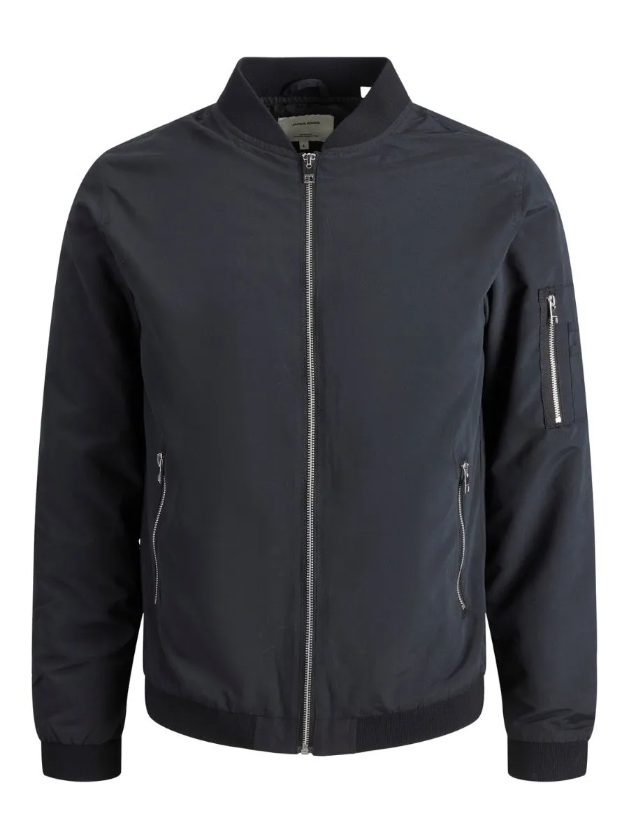 Black Bomber Jacket by Jack & Jones