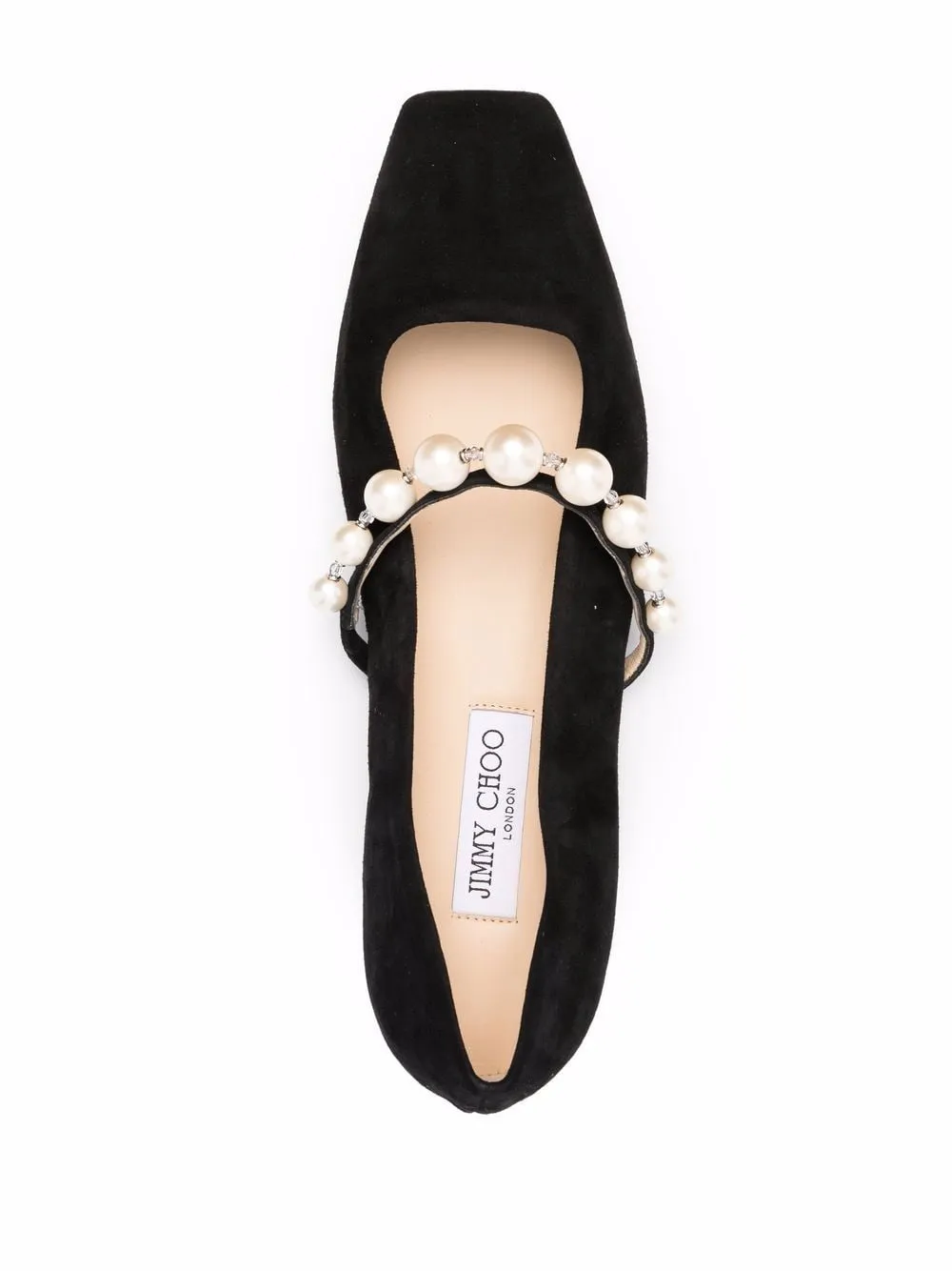 Black Flat Shoes by Jimmy Choo