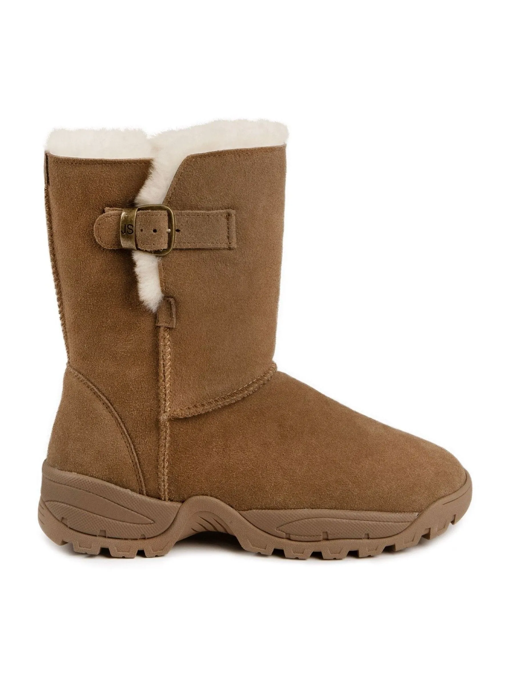 Just Sheepskin Brown Ladies Berkshire Mid Boots