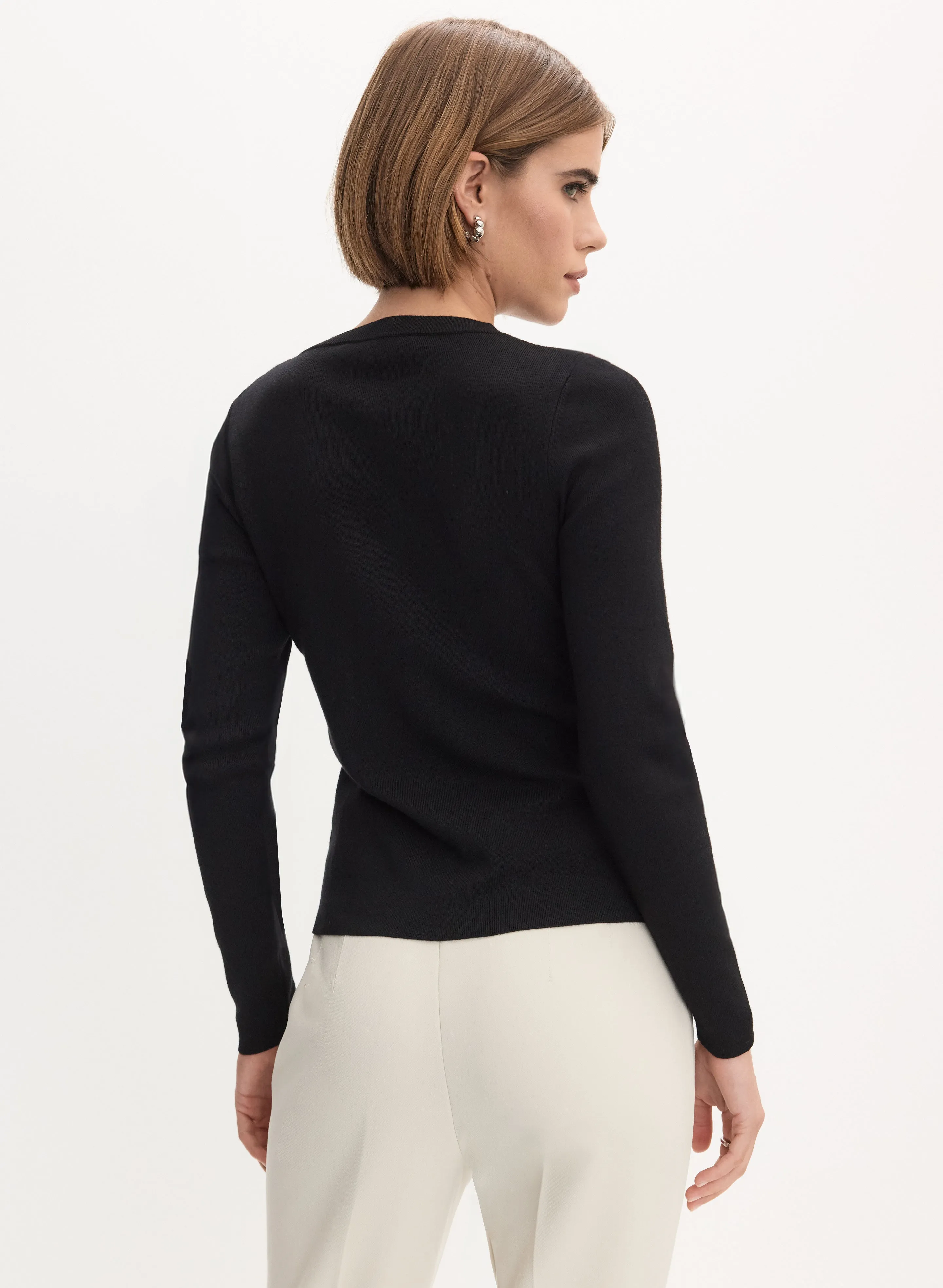 Keyhole Neck Sweater