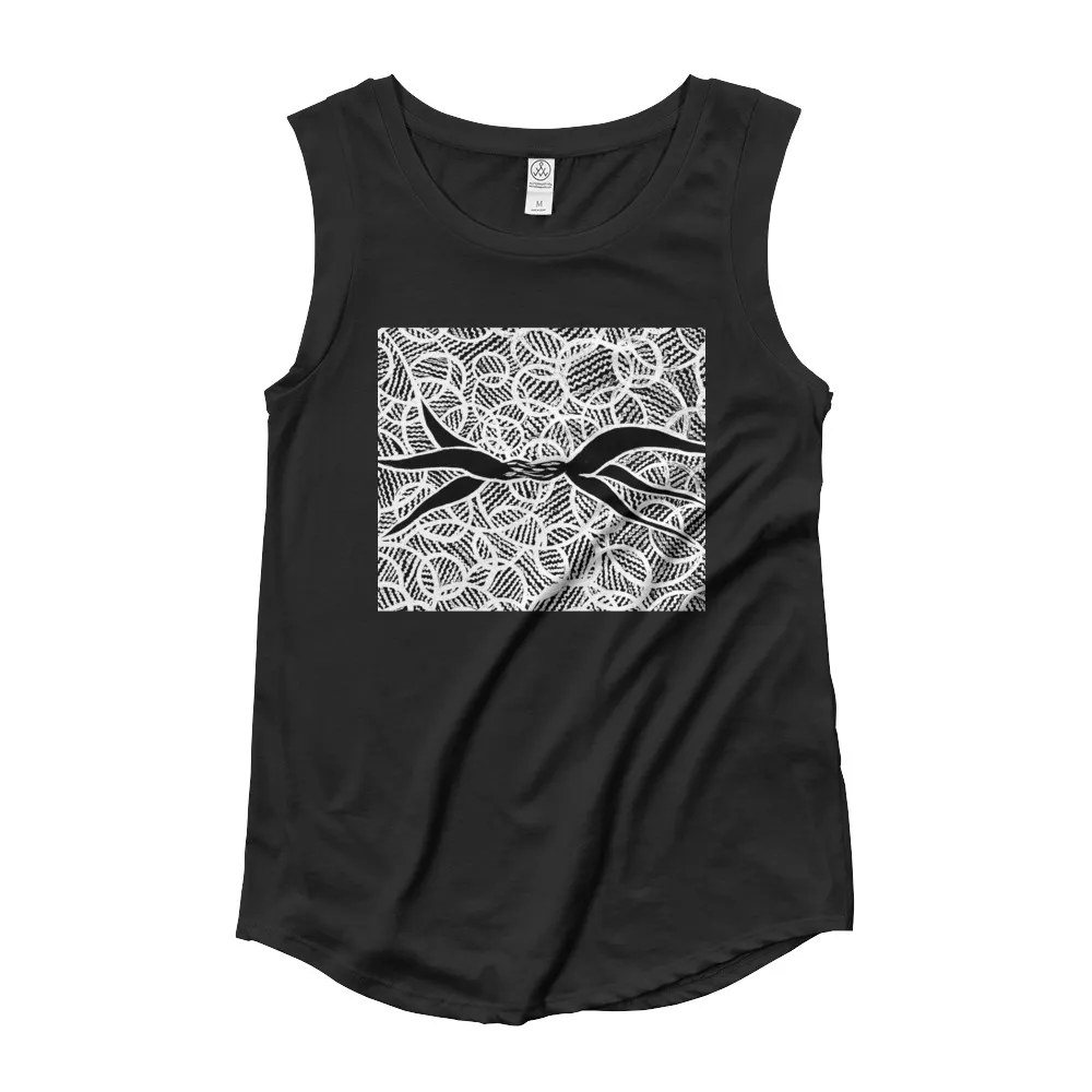 Temple of Love Ladies Cap Sleeve T-Shirt