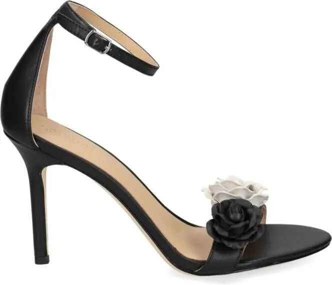 Lauren Ralph Lauren Allie 90mm Floral Sandals in Black