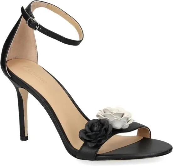 Lauren Ralph Lauren Allie 90mm Floral Sandals in Black