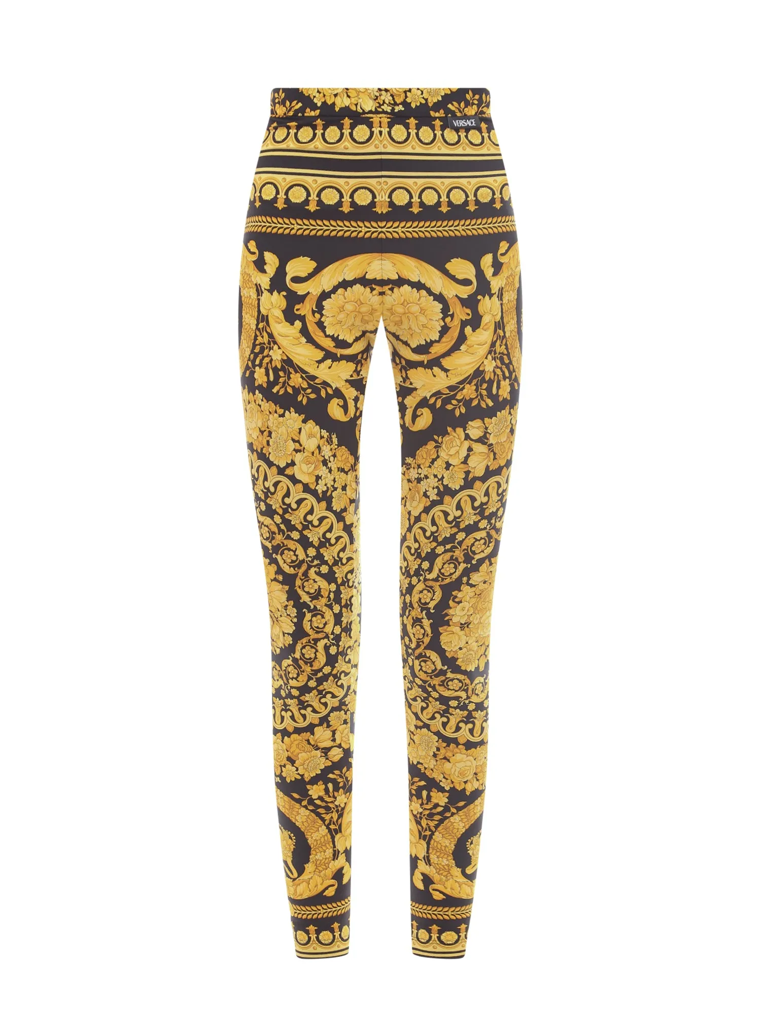 Baroque print leggings