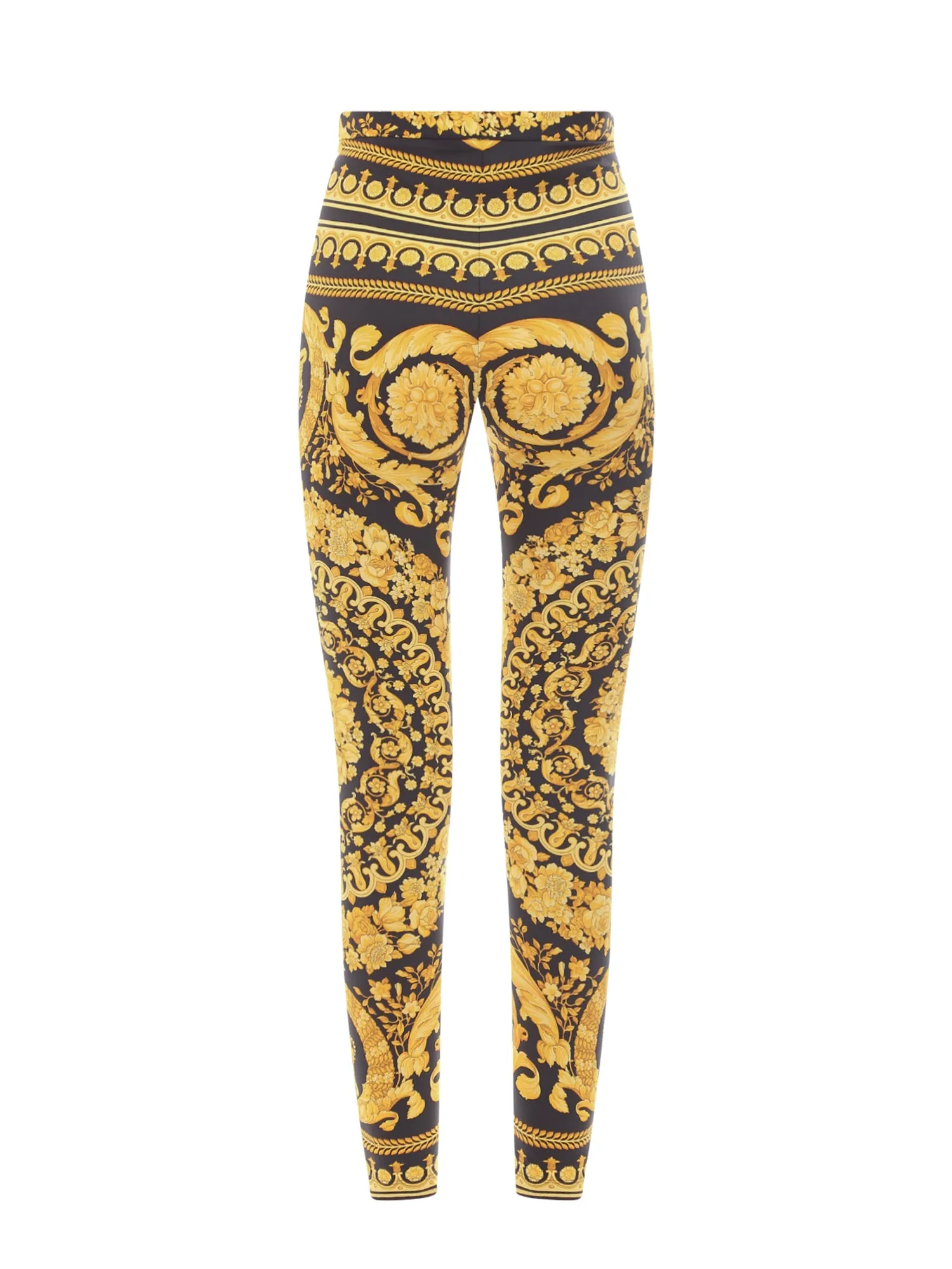 Baroque print leggings