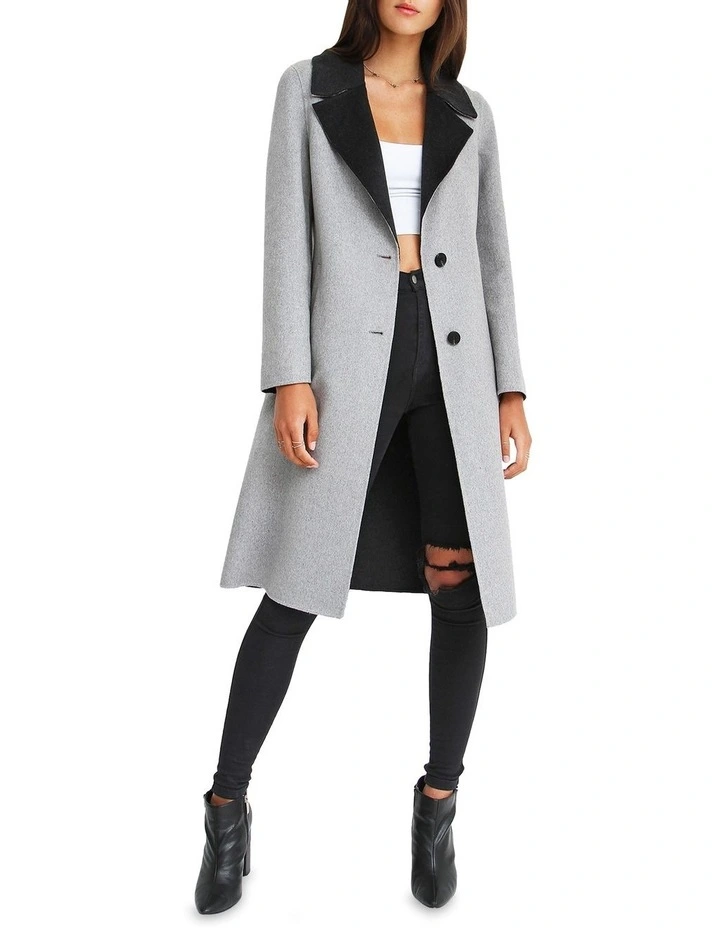 Lexington Wool Coat Two-Tone Blend