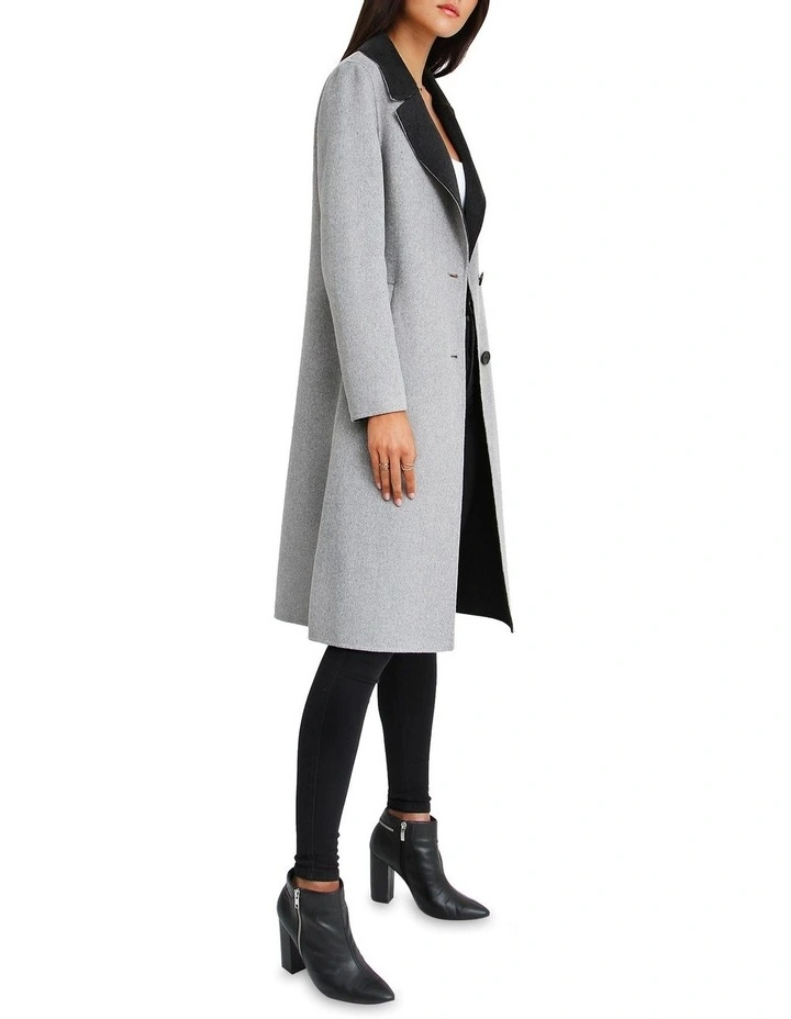 Lexington Wool Coat Two-Tone Blend