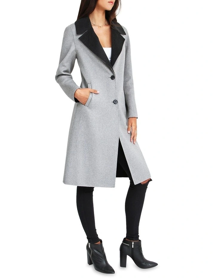 Lexington Wool Coat Two-Tone Blend