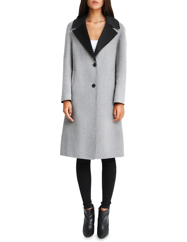 Lexington Wool Coat Two-Tone Blend