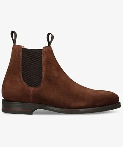 Loake Emsworth Mens Brown/Oth Chelsea Brown suede boots