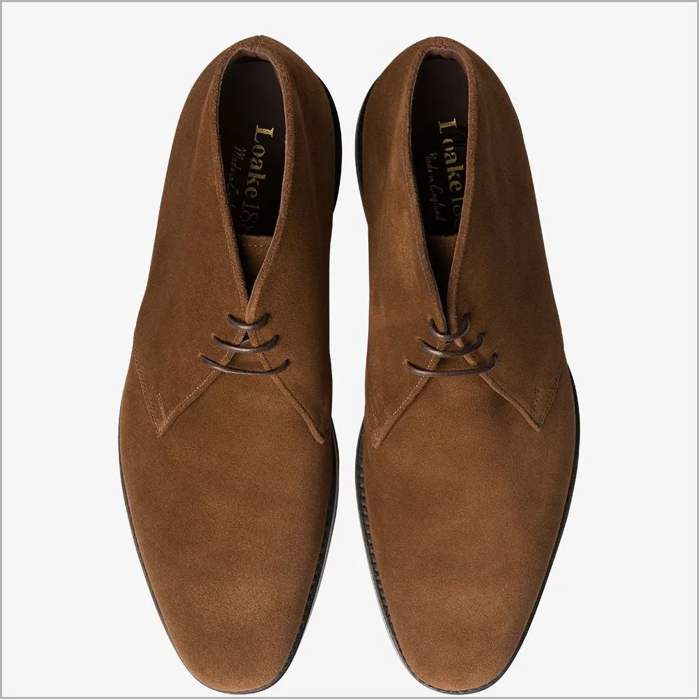 Loake Pimlico Brown Suede Premium Chukka Boot