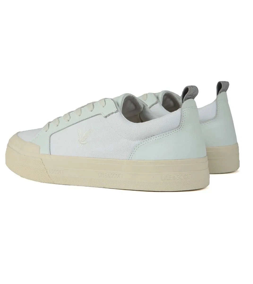 White Canvas Shoes by Lyle & Scott